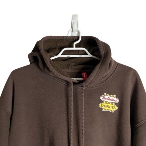Tim Hortons Unisex Espresso Ultra Soft Casual Sweatshirt Hoodie - Picture 3 of 9
